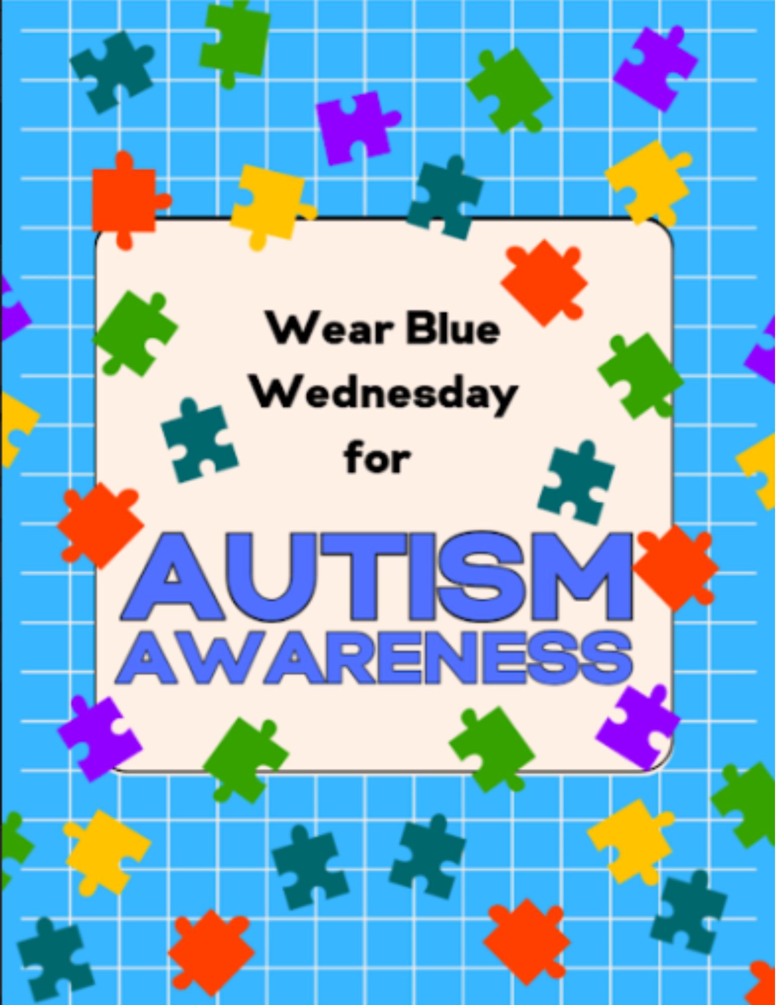 Wear Blue to Support Autism Awareness
